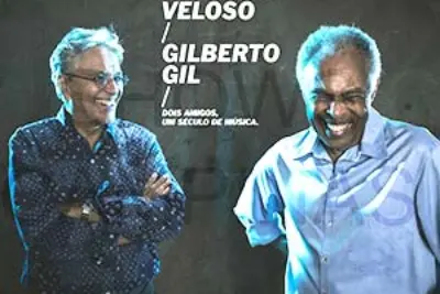 Caetano e Gil se apresentam nesta sexta em Jaguariúna