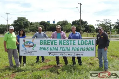 Feira Livre deve acontecer no Jardim do Lago às sextas-feiras