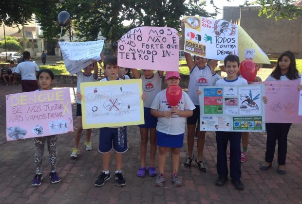 Escolas de Estiva Gerbi promovem conscientização contra Dengue