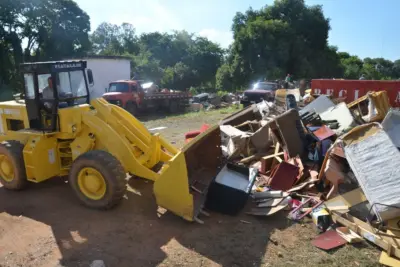 Volume de sofás recolhidos na “Operação Rapa Tudo” surpreende