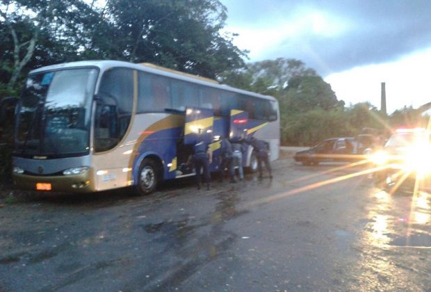GCM de Conchal recupera ônibus roubado e indivíduo é preso