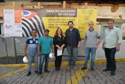 Jacob dá Ordem de Serviço para o restauro da casa da rua Oito de Abril