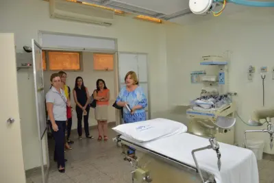 Unidade Neonatal do Hospital Municipal abriga visita técnica