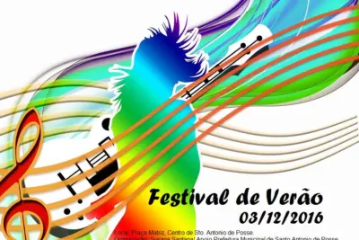 Festival de Verão acontece neste sábado em Posse