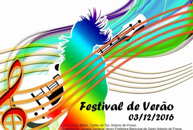 Festival de Verão acontece neste sábado em Posse