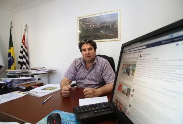 Maurício em sua última entrevista como prefeito de Santo Antônio de Posse