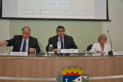 Bertinho da Grimaldi é empossado em Santo Antônio de Posse