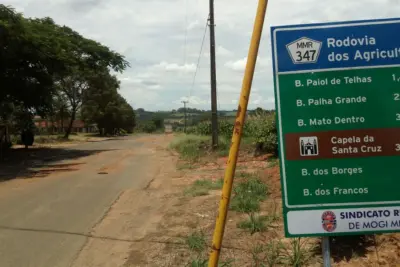 Sem conservação, rodovia dos agricultores é um risco para motoristas