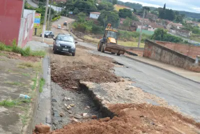 Após chuva forte, prejuízo na Rua São José chega a R$ 500 mil