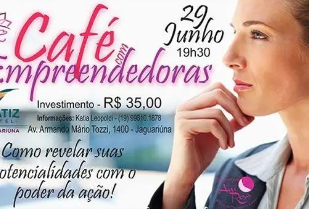 Café com Empreendedoras acontece em Jaguariúna