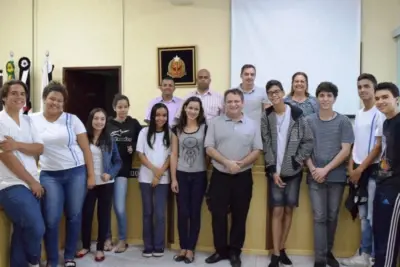 Vereadores jovens participam de palestra sobre arrecadação e aplicação de tributos