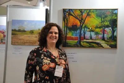 Marcia Olympio representa Itapira em exposição na capital