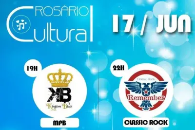 Sábado do Feriado é de música no Rosário Cultural