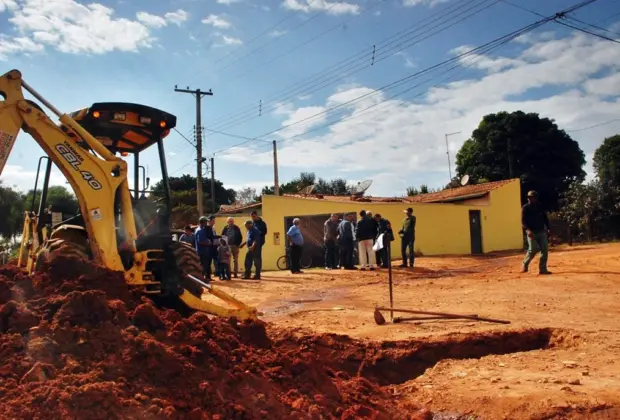 Prefeitura inicia obras de saneamento básico no Bairro Benvenuto em Artur Nogueira