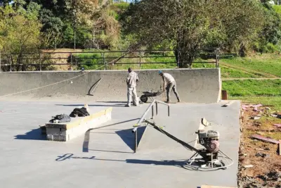 Pista de Skate em fase final de obras