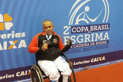 Possense conquista medalha de Prata na 2ª Copa do Brasil de Esgrima de Cadeira de Rodas