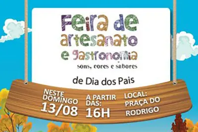 Neste domingo tem Feirinha de Artesanato em Cosmópolis