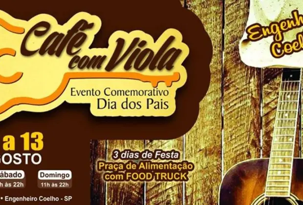 Prefeitura de Engenheiro Coelho promoverá o 1º Café com Viola