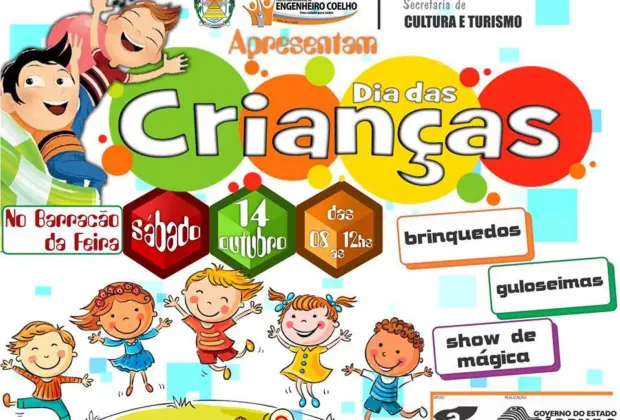 Engenheiro Coelho promove festa em homenagem ao Dia das Crianças