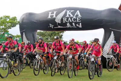 Mais de 450 atletas participam de etapa final do Haka Race em Holambra