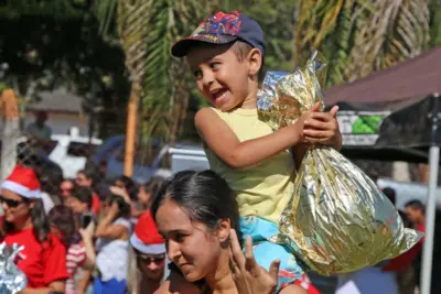 Papai Noel chega ao Estádio Municipal nesse domingo, dia 17