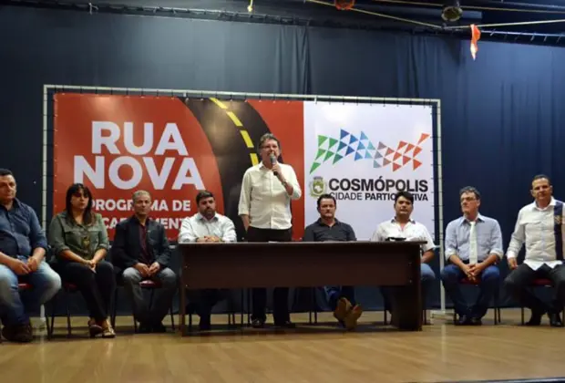 Prefeitura Municipal de Cosmópolis lança o programa de recapeamento “Rua Nova”