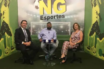 Primeira-dama Maria Luiza Maganha Bernardes esteve participando do Programa NG Esportes