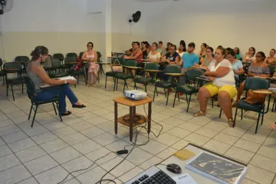Professores da Educação Infantil de Jaguariúna participam de curso sobre o PNAIC