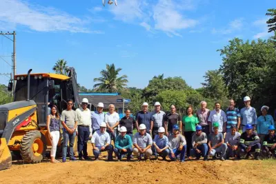 Iniciadas as obras do tratamento de esgoto do Camanducaia