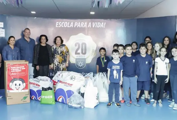 Fundo Social recebe doação de roupas dos alunos do Colégio Integrado