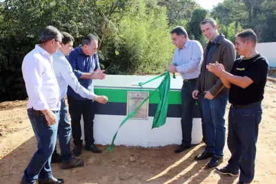 Holambra inaugura emissário da Estação de Tratamento de Esgoto