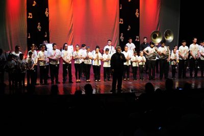 Banda Marcial dos YPÊS atrai público ao Teatro TUPEC