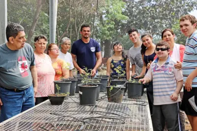 Parceria com a FAAGROH estimula projeto de Horta Inclusiva do NAOTT