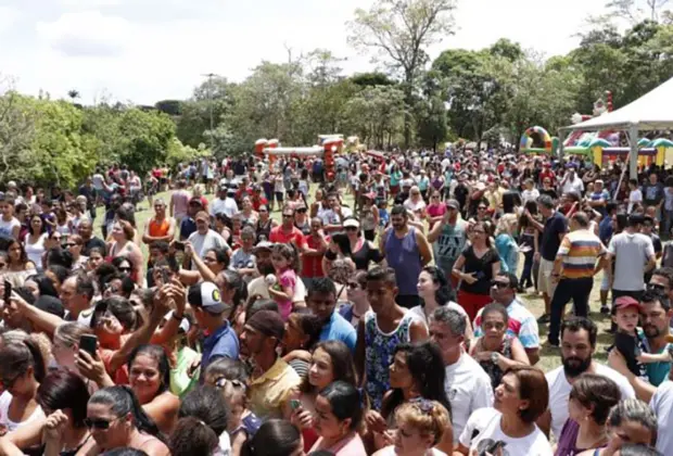 No Dia das Crianças, público de 10 mil pessoas participa de atividades no Parque dos Lagos