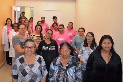PSF Santa Margarida recebe palestra da Águas de Holambra sobre câncer de mama 