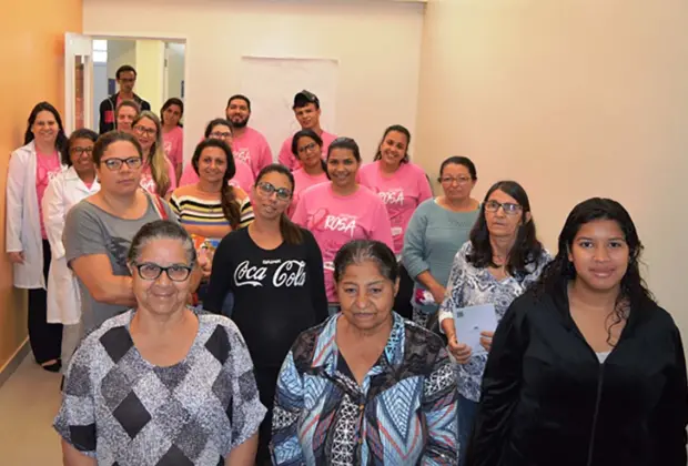 PSF Santa Margarida recebe palestra da Águas de Holambra sobre câncer de mama 