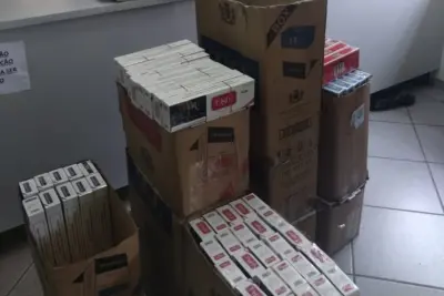 Polícia Municipal faz apreensão de 51 mil maços de cigarros contrabandeados em Santo Antônio de Posse