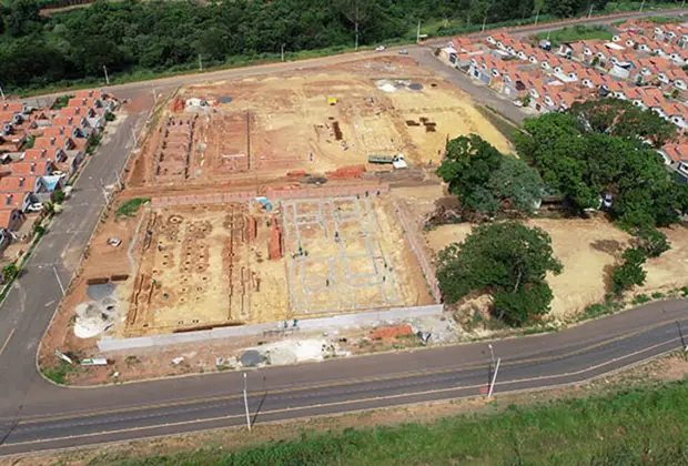 Obras de escola e creche do Residencial Ypê Amarelo estão em andamento