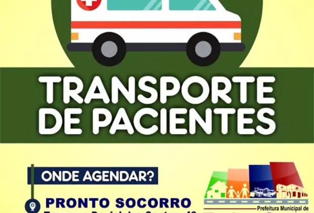 Pacientes que necessitam de transporte para AME’s e hospitais da região precisar realizar agendamento antecipado