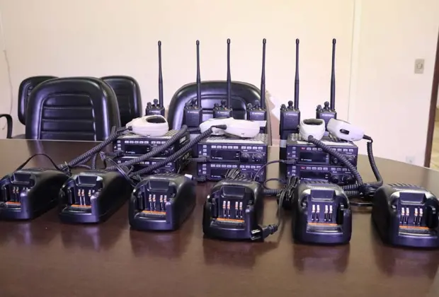 Guarda Municipal recebe doação de rádios transmissores