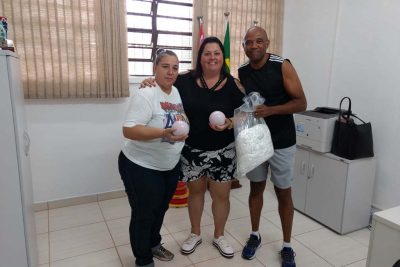 Secretaria de Esportes recebe a doação de materiais