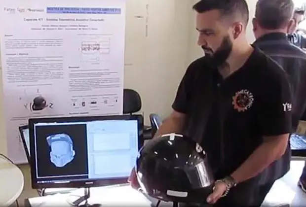 Alunos da Fatec Mogi Mirim criam capacete com tecnologia inovadora