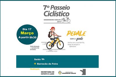 7º Passeio Ciclístico agita Engenheiro Coelho neste final de semana