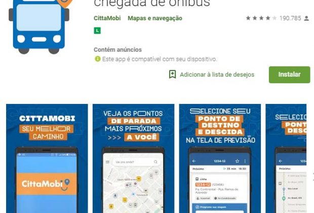 Transporte Urbano conta com aplicativo em Amparo
