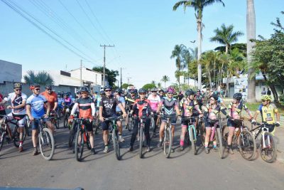 Passeio Ciclístico foi sucesso no município