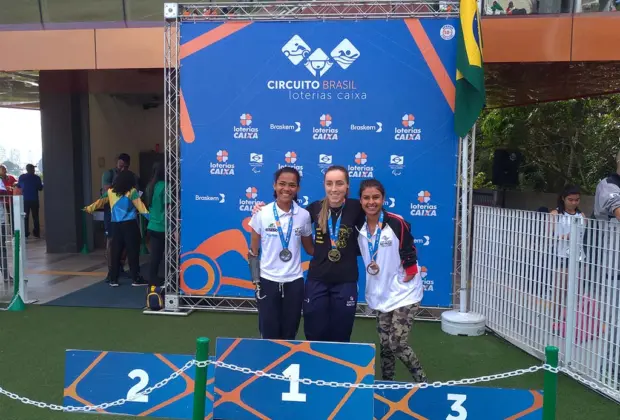 Paratleta guaçuana conquista terceiro lugar em duas provas de atletismo