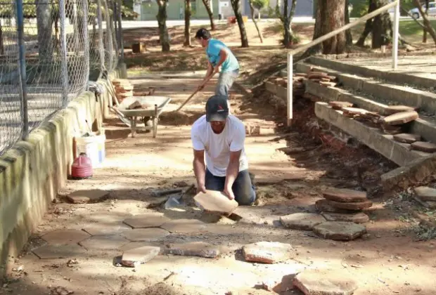 Espaço público dos mais conhecidos em Jaguariúna recebe revitalização