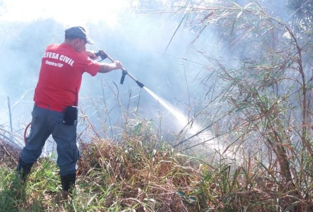 Defesa Civil atende cinco ocorrências de incêndio em dez horas