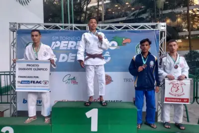 Atleta de Pedreira conquista medalha no 51º Periquito de Judô da Sociedade Esportiva Palmeiras