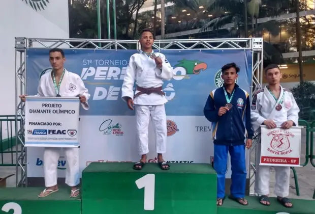 Atleta de Pedreira conquista medalha no 51º Periquito de Judô da Sociedade Esportiva Palmeiras